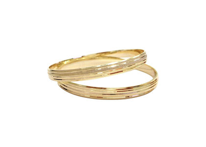 Gold Plated | CNC Bangles